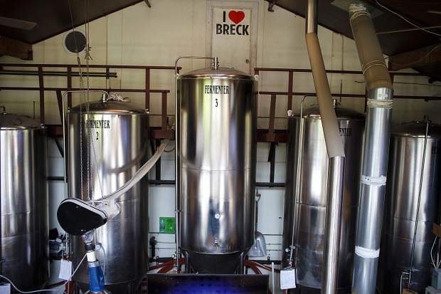 Fermenter tanks inside Breckenridge Brewery Tuesday June 18, along Main Street in Breckenridge.