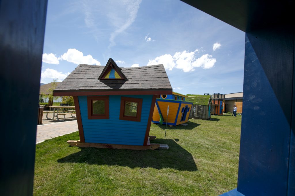 A playhouse built by MW Golden Constructors sits at Marina Park in Dillon on Thursday, June 27. 