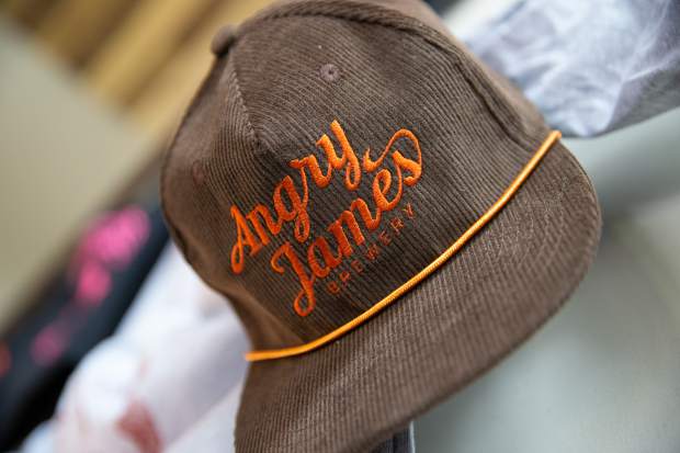 Angry James Brewery has a full line of new merchandise featuring a new version of their logo.