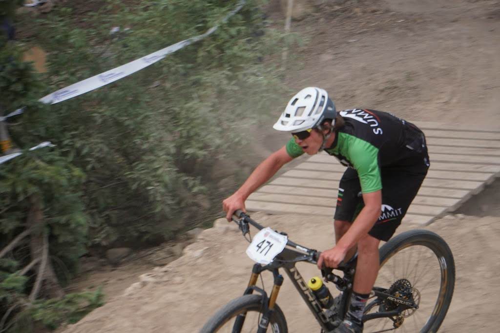 Timothy Lunney of Dillon races during last month's USA Cycling Mountain Bike National Championships in Winter Park. 