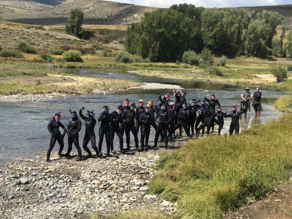 Summit High School biology students worked with U.S. Forest Service fisheries biologists and Blue Valley Ranch to survey fish and macroinvertebrate populations in the Blue River.