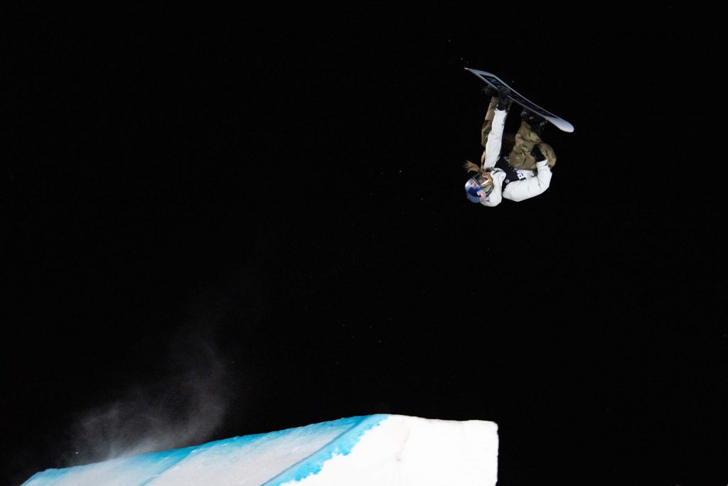 Japanese trio steals snowboard big air show