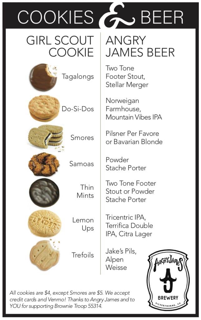 Summit Suds Pairing beer and Girl Scout Cookies
