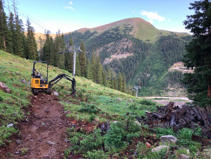 Arapahoe Basin Ski Area resumes work on new downhill mountain bike