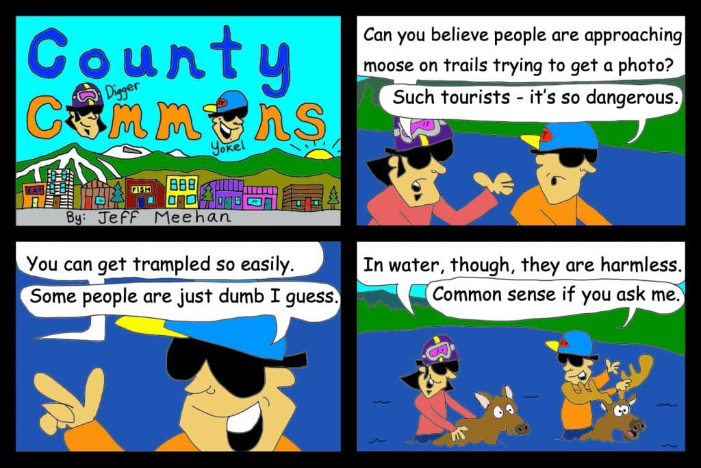 County Commons: Moose riders | SummitDaily.com