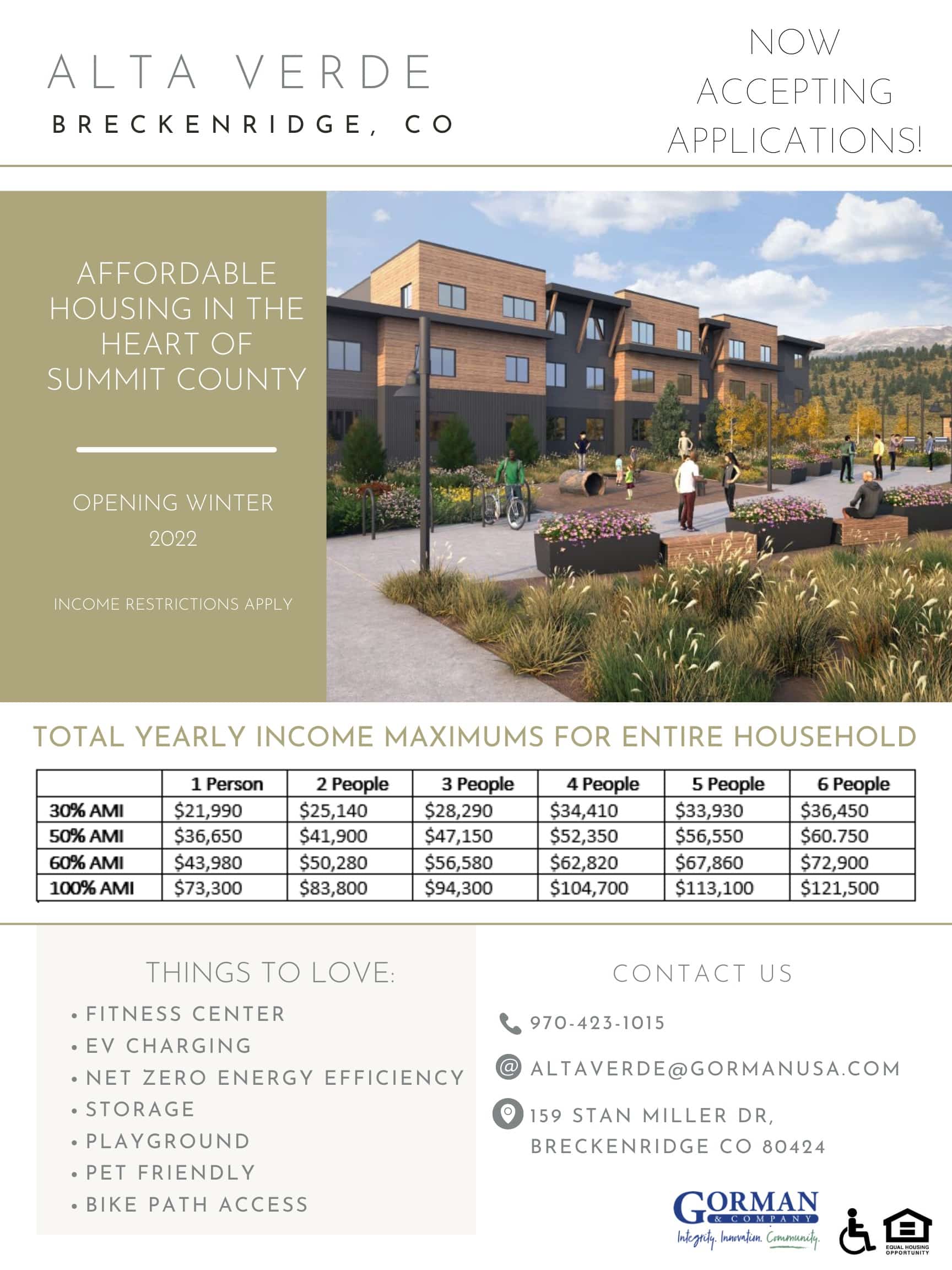 Affordable housing development in Breckenridge, Alta Verde, is now