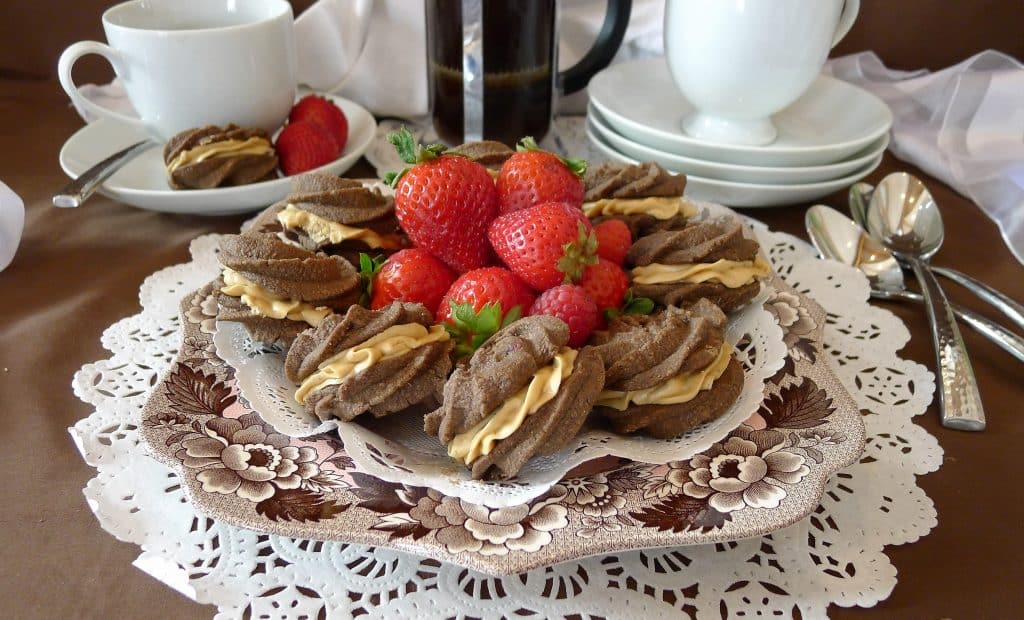 High Country Baking Swirly chocolatecoffee sandwich cookies