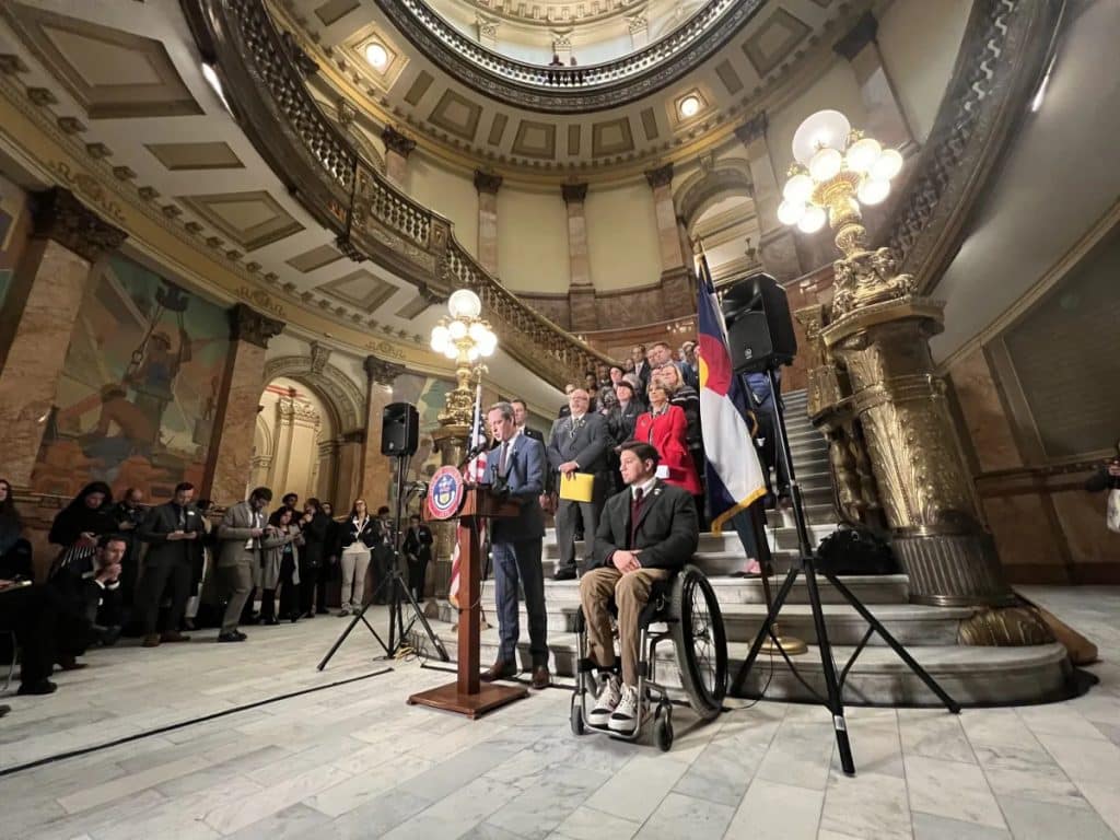 Colorado Democrats unveil their proposed expansion of the state’s red ...