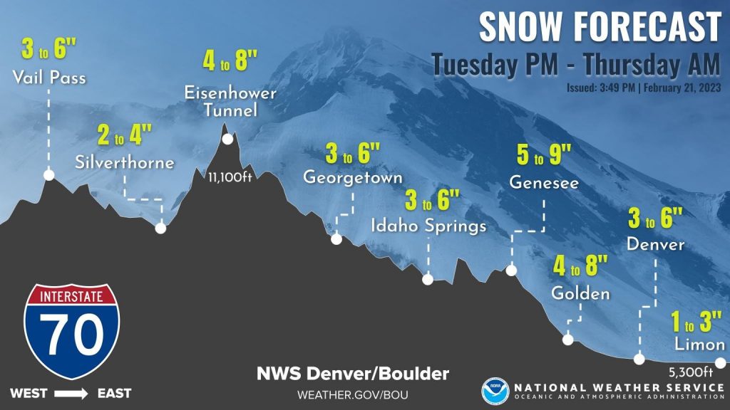 Near-zero visibility, icy roads lead to snow squall warning as mountain ...