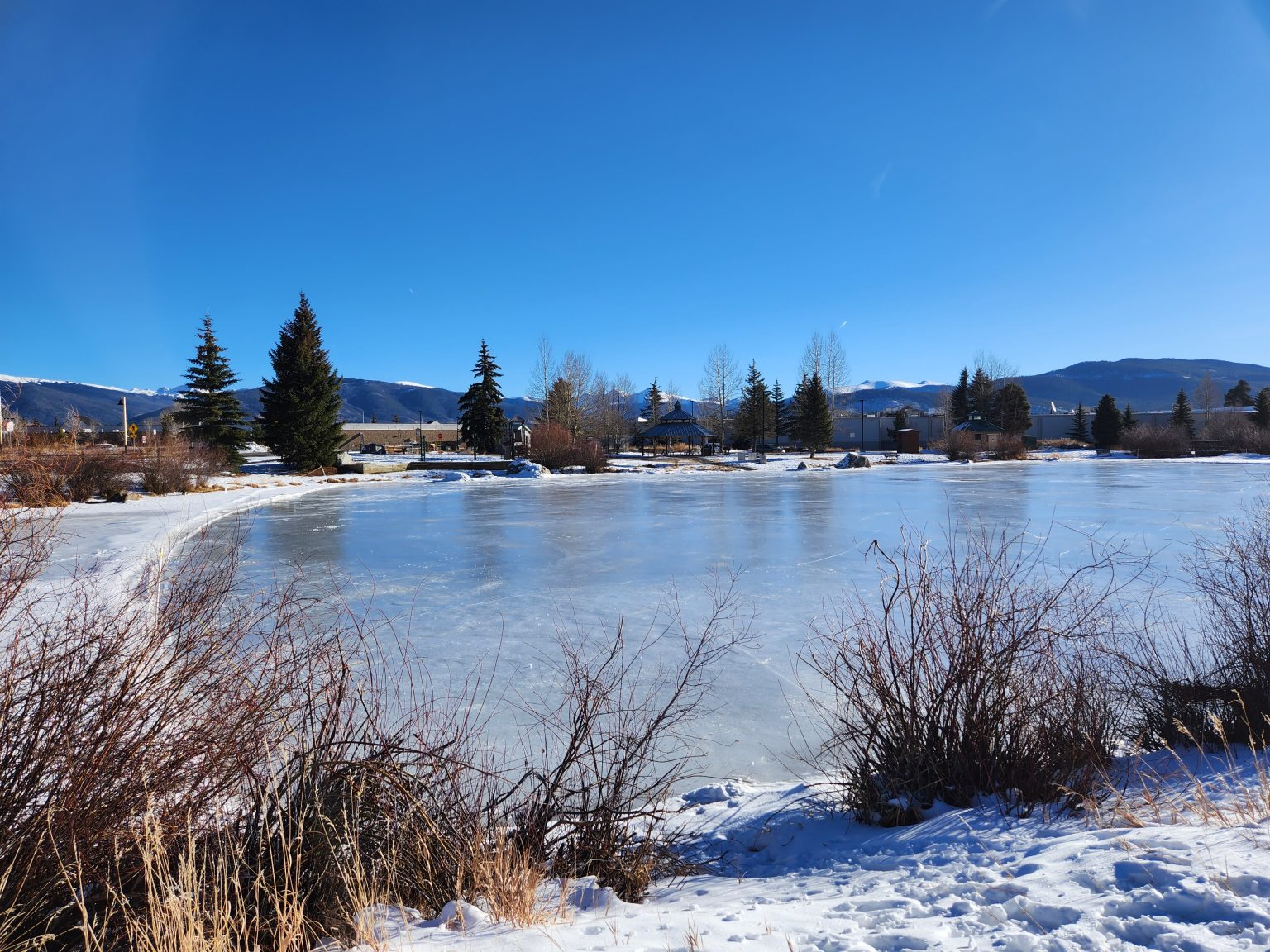 Frisco’s Meadow Creek Pond is now open for ice skating