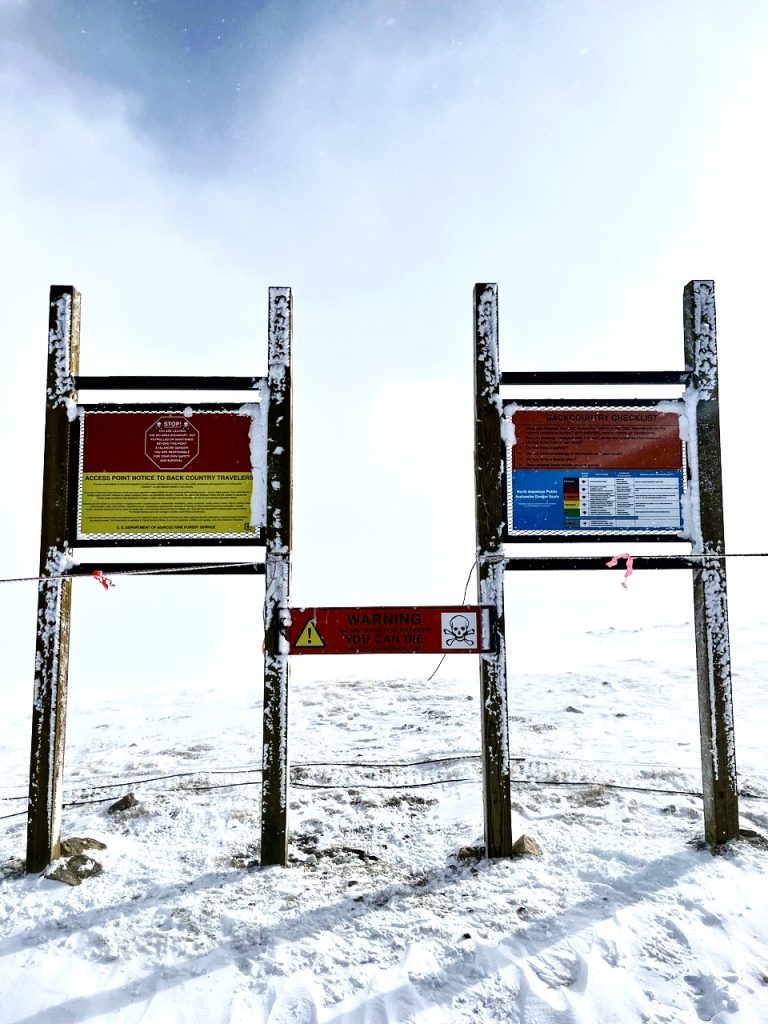 Get Wild Ski area sidecountry is backcountry