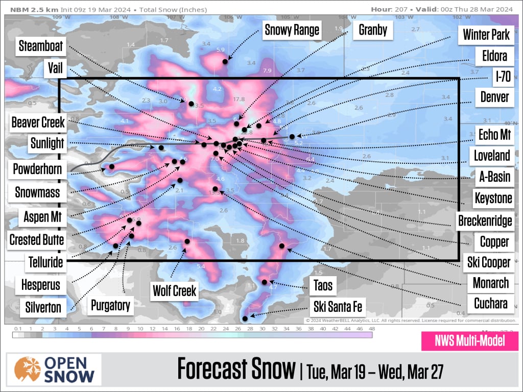 Stint of dry weather in Colorado expected to end with multiple storms ...