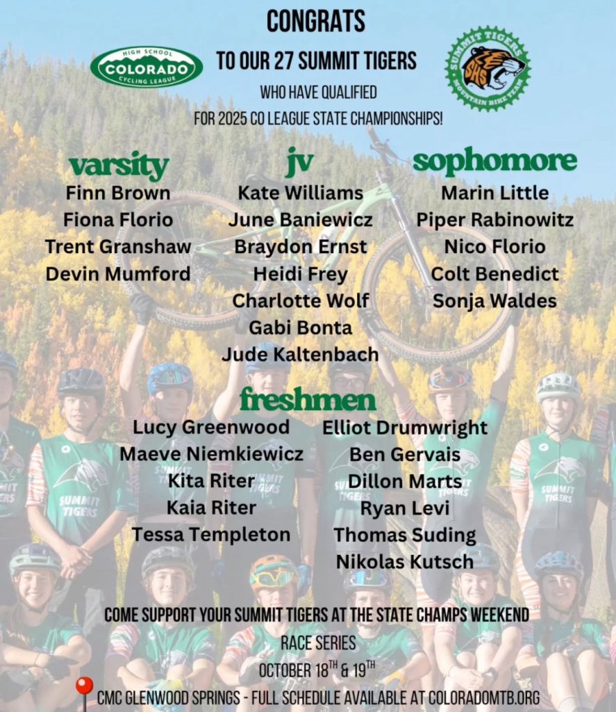 Summit Tigers Mountain Bike Team/Courtesy photo