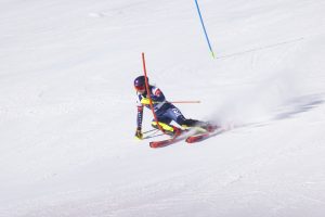 Mikaela Shiffrin wins Olympic slalom title 12 years after first gold medal