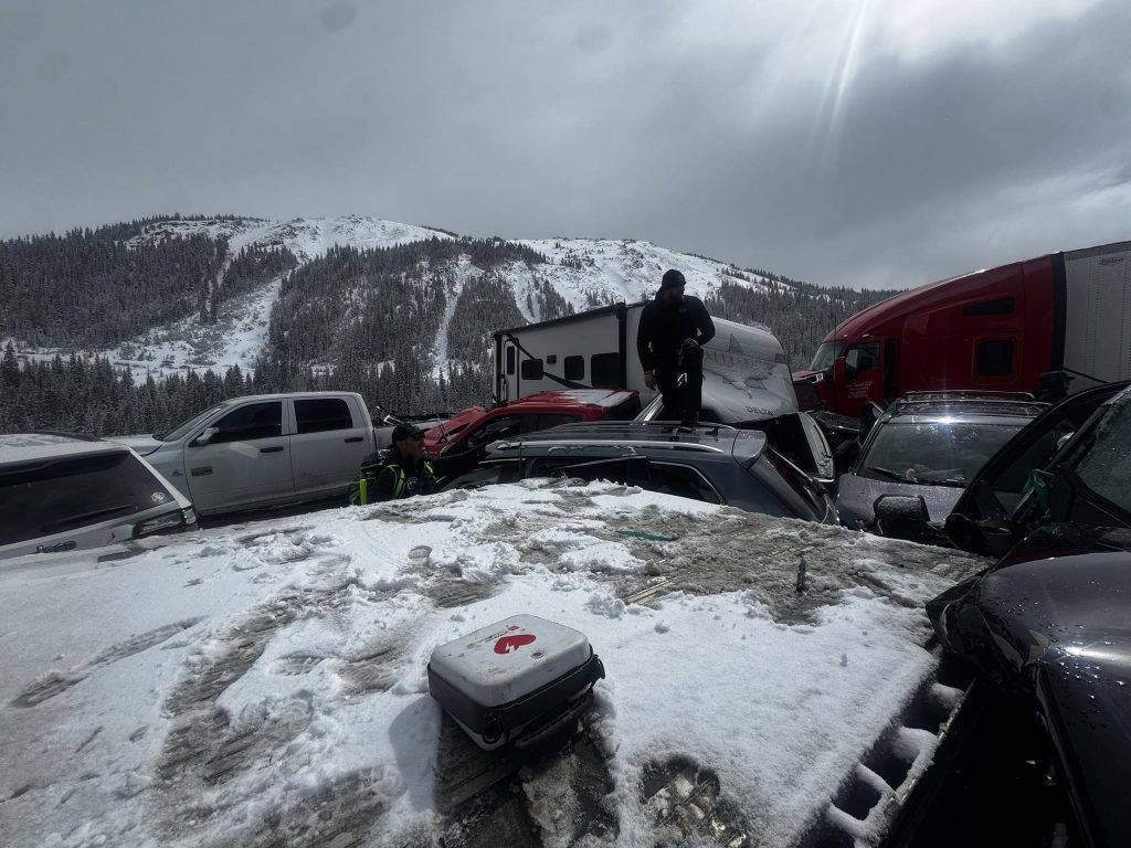 ‘Extended’ closure on I-70 near tunnels following multi-vehicle crash in Colorado mountains; Vail Pass closed westbound
