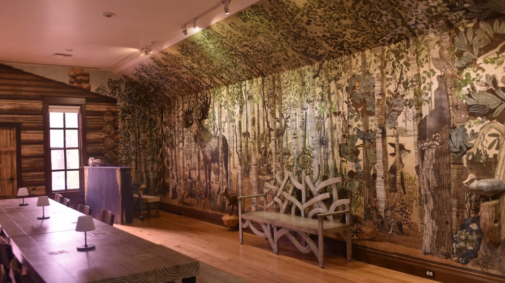 Inner demons and pop-up animal storybook exhibits collide in