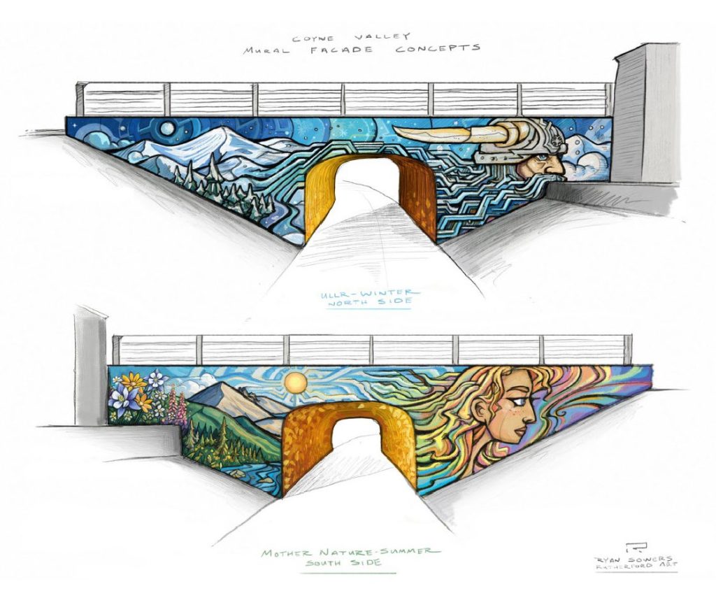 Breckenridge selects artist to paint mural at Coyne Valley Road underpass