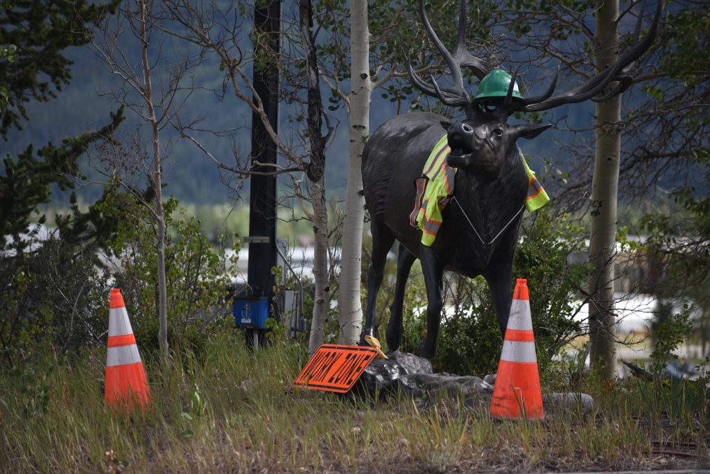 Exit 203 elk statue to be rehomed as part of ongoing construction