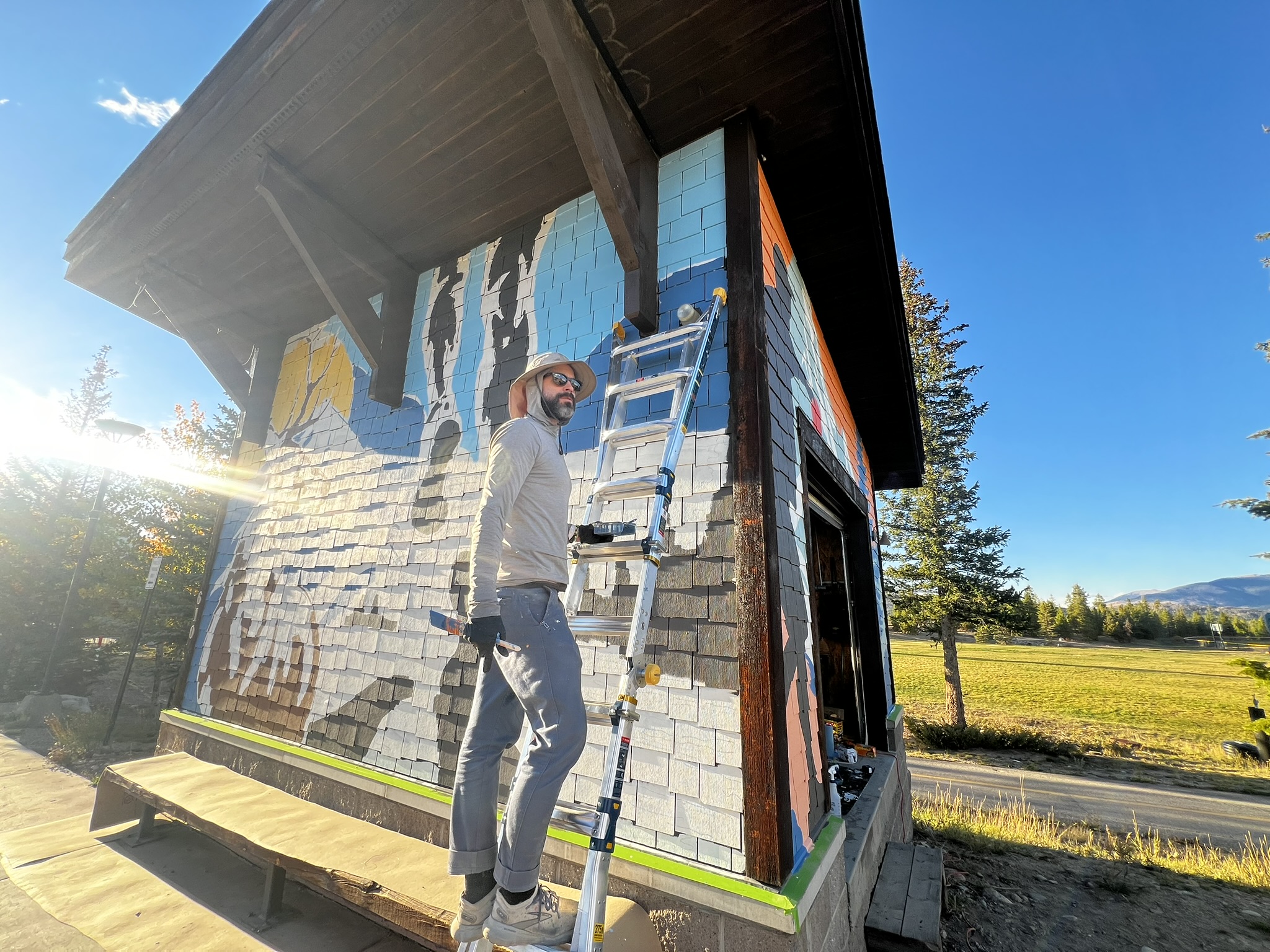 Cilivilization Coloring New mural brings splash of color to Frisco Adventure Park | SummitDaily.com