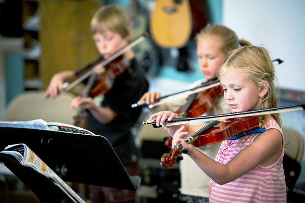 Leaners Playing String Instruments Valley students learn to play with Aspen Music Fest (video and ...