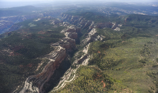 Parts of Arch Canyon within Bears Ears National Monument reveal the vast landscape of the 1.35 million acres in southeastern Utah protected by President Barack Obama on Dec. 28, 2016.