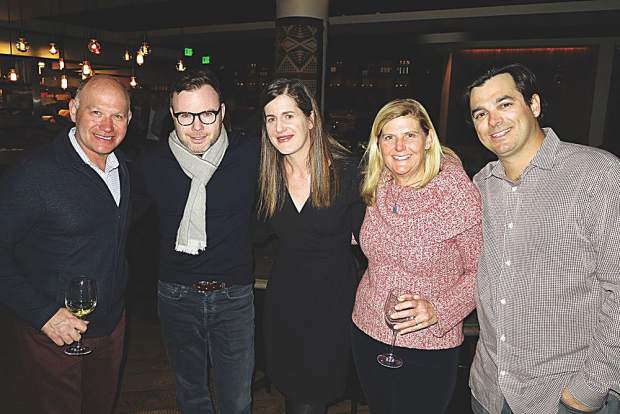 Marc Schneidman, Dani and Lena Benel, Lucy Schneidman, Tanner Kirsch with JonesTrading in New York.