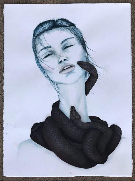 Rifle High School student Lauren Giard's 
