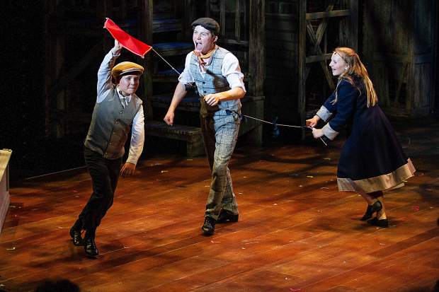 A scene from the dress rehearsal of Mary Poppins Jr. at Theatre Aspen on Tuesday. Mary Poppins Jr. is a special performance by Theatre Aspen's Summer Conservatory Students and will run from July 25-August 5.