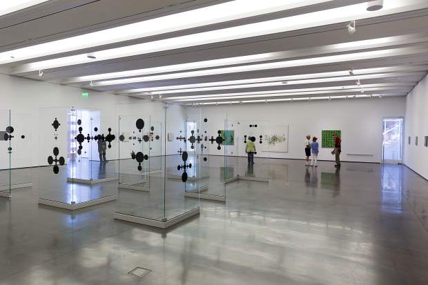 Aspen Award for Art recipient Gabriel Orozco's exhibition at the Aspen Art Museum includes a glass 