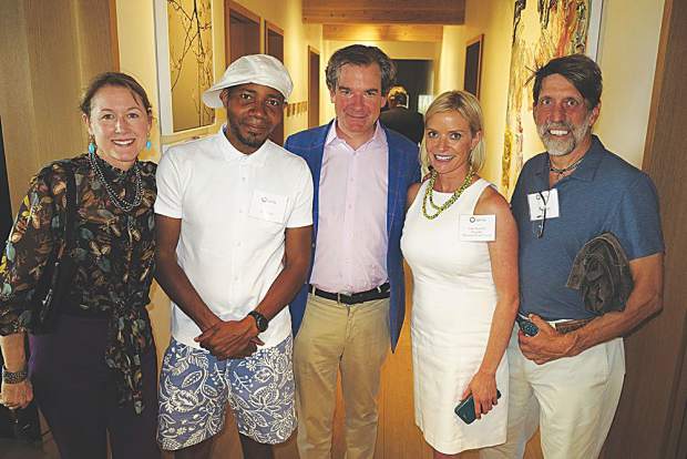 Laurel Catto, Paul Miller, Peter Bergen, Silbi Stainton and John Catto.