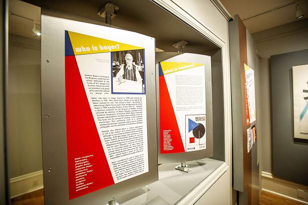 The Bayer and Bauhaus exhibit, 