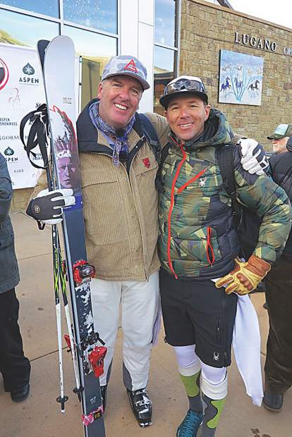 Jeff Gorsuch with Chris Davenport.