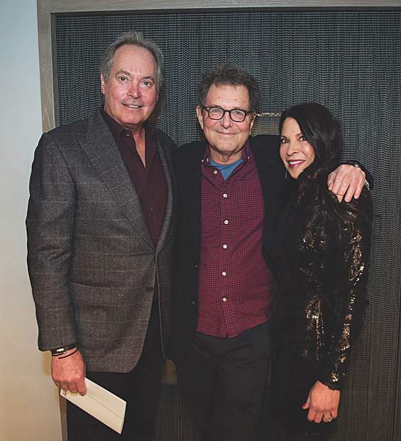 Paul Pariser, Fred Tomaselli and Erin Leider-Pariser. MarySue Bonetti photo.