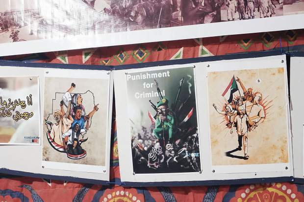 Art of protest and cautious celebration is flourishing in Khartoum, Sudan after the fall of President Omar al-Bashir’s repressive administration.
