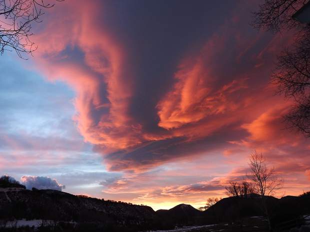Stormfront over Woody Creek
