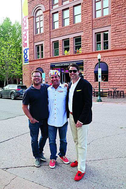 Spencer McKnight, Mayor Torre and Oliver Sharpe.