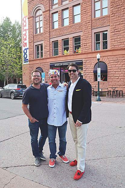 Spencer McKnight, Mayor Torre and Oliver Sharpe.
