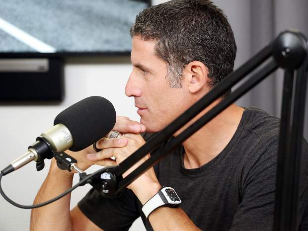 Former professional cyclist George Hincapie takes part in Lance Armstrong's 