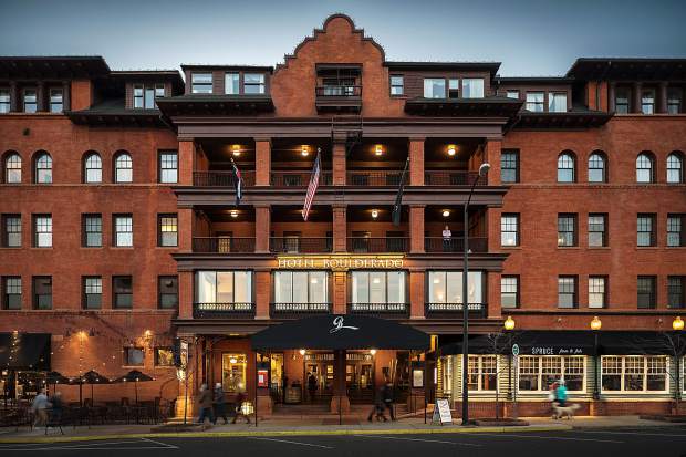 Boulder's historic Hotel Boulderado is home to the Spruce Farm and Fish restaurant. The Corner Bar, and License #1 liquor bar. You can find a good glass of wine in each of them. Amazingly, Boulder was a 