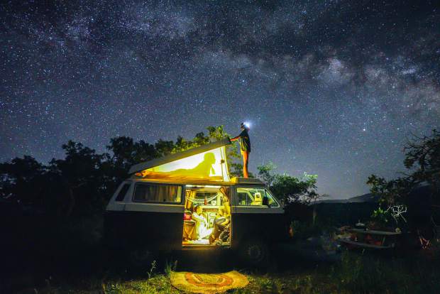 Basalt resident and photographer Pete McBride took this shot while he was stargazing with his nieces.