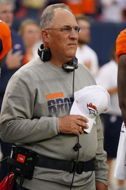 New Denver Broncos head coach Vic Fangio