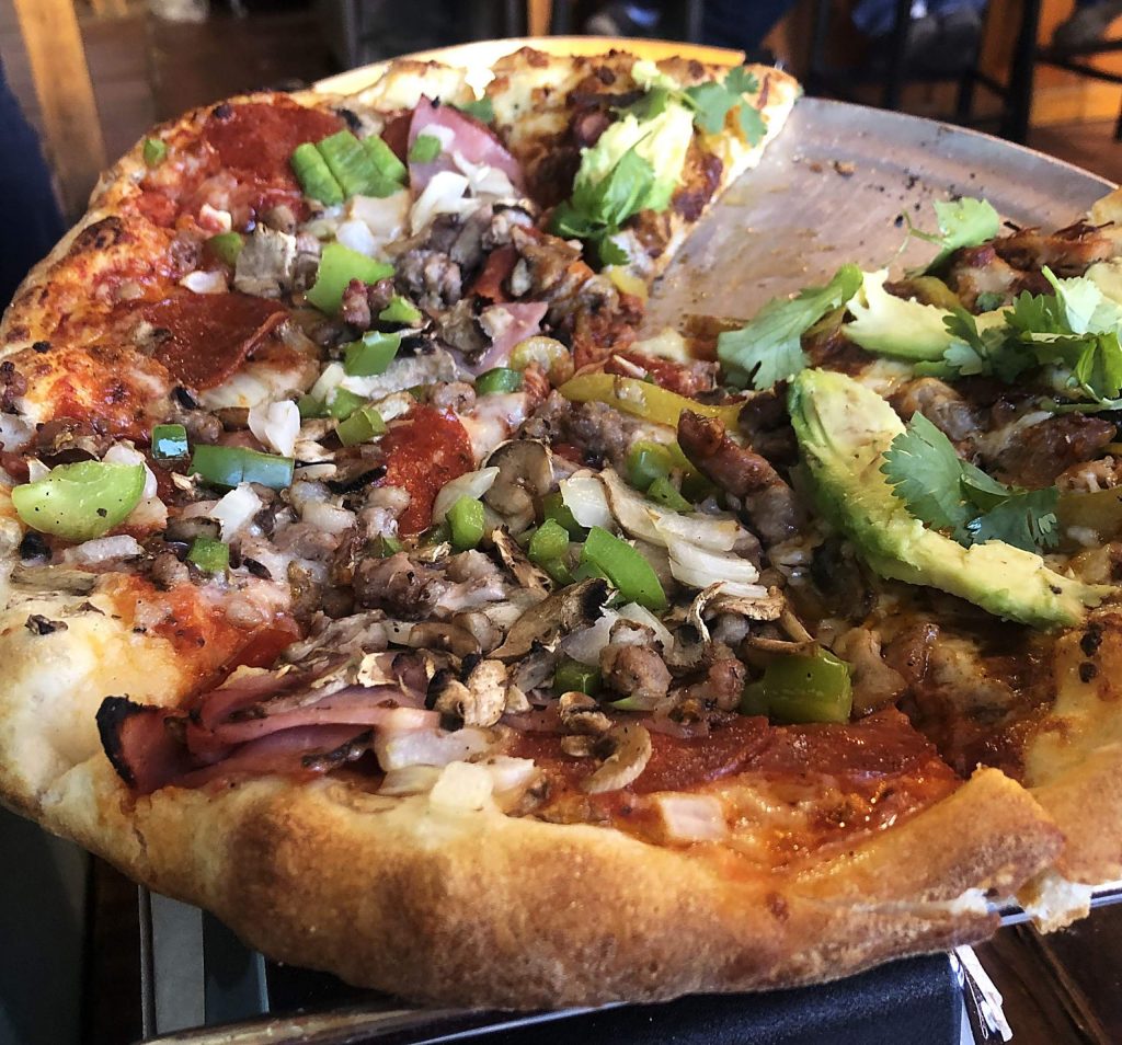 A pizza from High Mountain Pies in Leadville