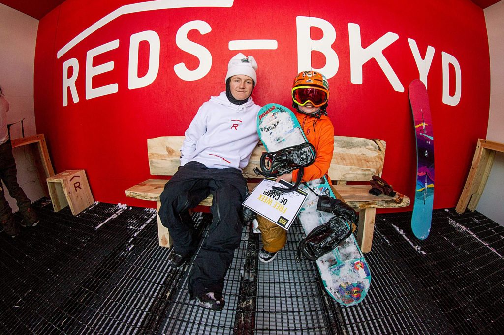 Kids celebrate the opening of Red Gerard's Backyard park at Copper