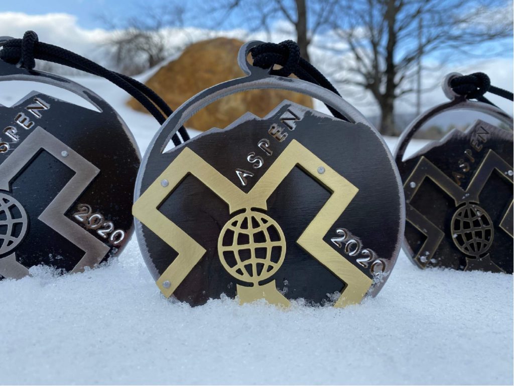 Ridgway artist Lisa Issenberg made this year's medals for X Games Aspen, which gets underway Thursday at Buttermilk Ski Area.