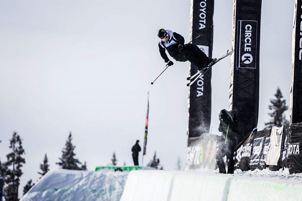 Gus Kenworthy of Telluride places second in the men’s modified ski superpipe final with a score of 92.66 at Copper Mountain’s Winter Dew Tour on Sunday, Feb. 9.