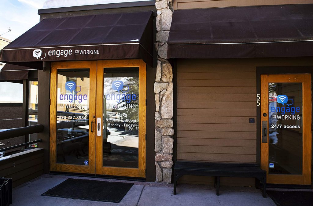 Engage Coworking space is a communal workspace on the Snowmass Village Mall on Friday, Feb. 21, 2020. (Kelsey Brunner/The Aspen Times)