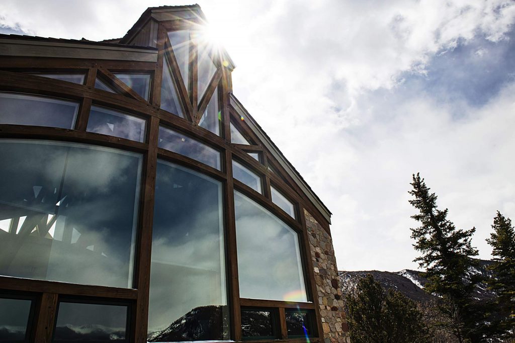 Sun shines on the Retreat House of St. Benedict’s Monastery in Old Snowmass on Tuesday, April 14, 2020. (Kelsey Brunner/Snowmass Sun)
