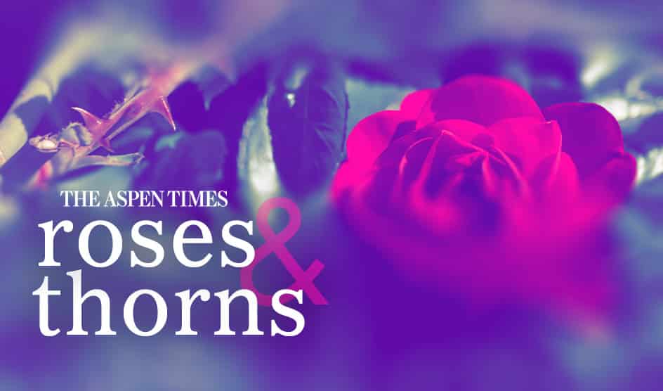 Aspen Times Roses and Thorns (April 24, 2020)