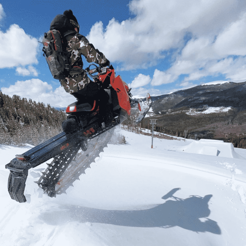 Independence Pass snowmobiler posts photos snowmobiling at closed