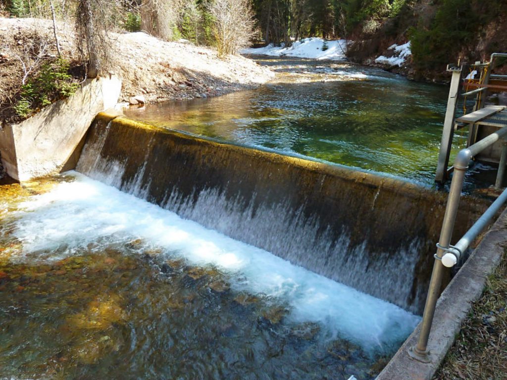 The city of Aspen has a diversion dam on Castle Creek, its main source of municipal water. The city is applying for a grant to install a stream gauge above the dam.